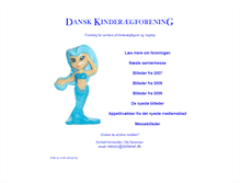 Tablet Screenshot of dansk-kinderaegforening.dk